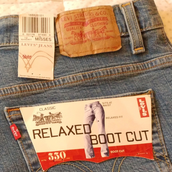 Levi's Denim - Levi's Relaxed Boot Cut 550, 12 Short
